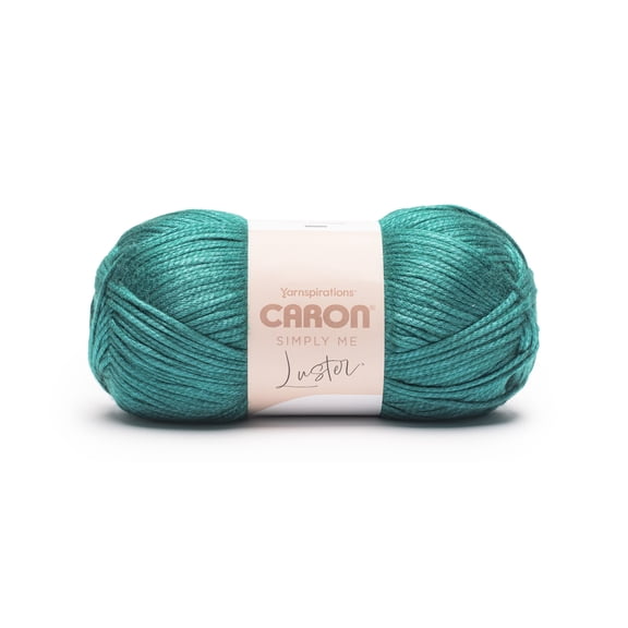 Caron® Simply Me Luster™ #4 Worsted (Medium) Blend Yarn, Teal Jade 6oz/170g 360 Yards