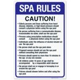 thumbnail image 1 of Arkansas Spa Rules Sign, Complies With State Of Arkansas Pool Safety Code, 24x36 Corrugated Plastic, 1 of 7