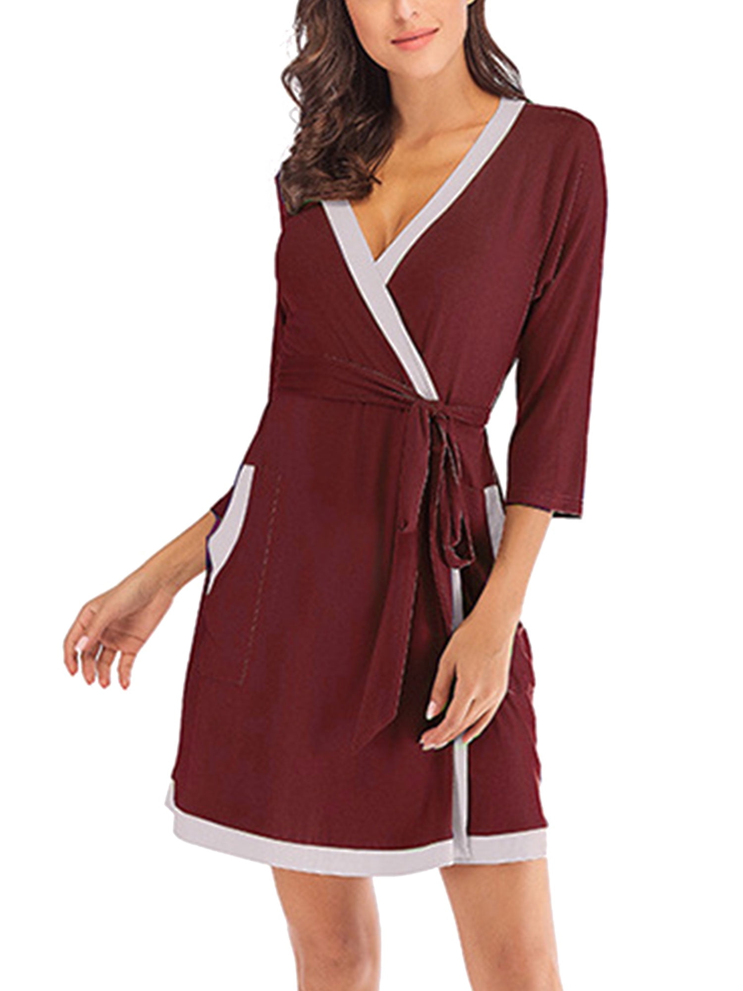 cotton lace dressing gown