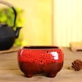 thumbnail image 4 of Matsuzay Crea un espacio con una maceta suculenta de cerámica Jardín y Patio rojo, 4 of 6