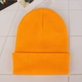 thumbnail image 4 of Gorro fluorescente, gorro de lana acrílica, para parejas, gorro de punto de otoño e invierno europeo y americano, gorro de color caramelo, 4 of 6