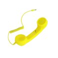 thumbnail image 2 of Sidaley Auricular de teléfono Auricular cómodo Receptor Cableado Vintage A prueba de radiación Receptores de teléfono universales Teléfonos móviles Videojuegos y accesorios Amarillo, 2 of 6