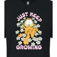thumbnail image 3 of Garfield - Garfield Flowers Keep Growing - Juniors Cropped Graphic T-Shirt, 3 of 5