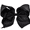 Black, variant on RAGUPEL Hair Bows,8" Soft Polyester Flat Claw Clips,Secure Crocodile Clip Big Bows for Girls,Black