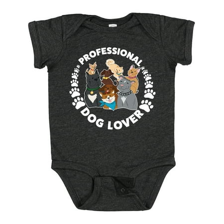 

Inktastic Professional Dog Lover with Cute Dog Family Gift Baby Boy or Baby Girl Bodysuit