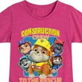 thumbnail image 3 of Paw Patrol - Rubble & Crew - Construction Crew to the Rescue - Toddler & Youth Girls Short Sleeve Graphic T-Shirt, 3 of 6