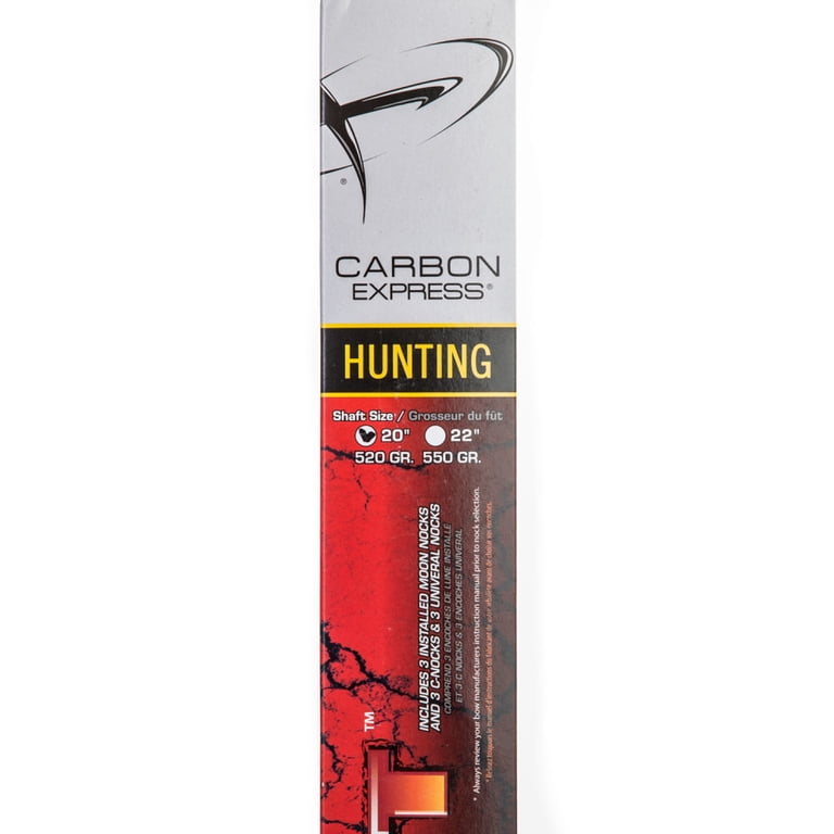 Carbon Express Juggernaut 20 inch, 520 Grain Crossbow Bolts, 3