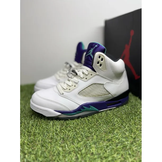 Size 8.5 - A i r-Jor-dan 5 Retro 2013 ' Grape ' | SUPER CLEAN!