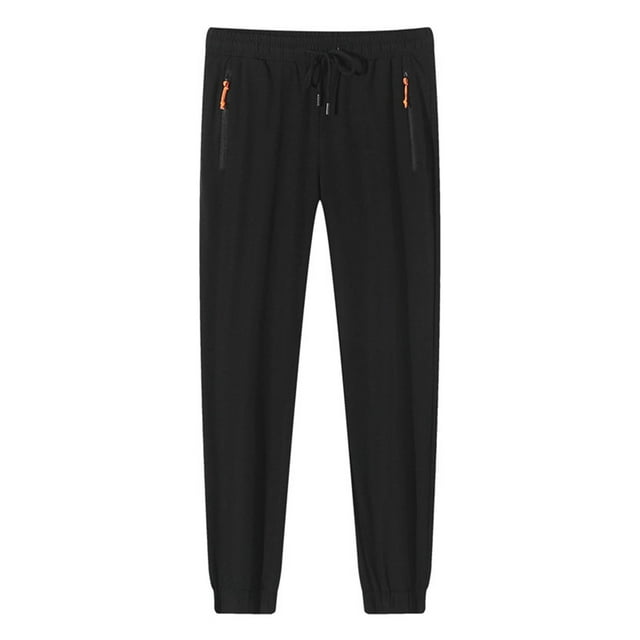 Yuyuzo Pantalons de Survêtement Grande Taille pour Femmes Taille Haute Élastique avec Cordon de Serrage Bas Resserré Joggeurs Décontractés pour Randonnée