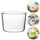 thumbnail image 2 of 4 vasos de vidrio reutilizables de 200 ml para cupcakes, postres y bebidas., 2 of 4
