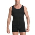 thumbnail image 4 of Men's Hot Sweat Body Shaper Tank Top Tummy Fat Burner Slimming Sauna Vest Weight Loss Shapewear Neoprene Girdle, 4 of 6