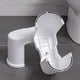 thumbnail image 2 of Matsuzay Reposapiés Engrosado Blanco para El Hogar: Reposapiés Engrosado para El Hogar Apilable, Estable Y con Capacidad De Carga Conjuntos de muebles de dormitorio, 2 of 6