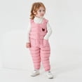 thumbnail image 4 of Unisex Baby Toddler Winter Snow Pants Down Puffer Warm Overall Windproof Fleece Lined, 4 of 5