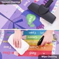thumbnail image 6 of TWINNIS Kids Play Rug Animal Carpet ABC Educational Rug Mat Kids Area Rug for Playroom,Bedroom,Nursery Room,5'X7',Purple, 6 of 7