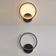 thumbnail image 5 of Indoor Wall Light LED Round Wall Lamp Black Warm White 3000K Modern for Bedroom Living Room Stairs Corridor AC 220V, 5 of 5