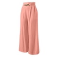 thumbnail image 5 of Palazzo Pants for Women 2026 Trendy Elastic High Waist Wide Leg Flowy Casual Loose Dressy Pants Vintage Trousers, 5 of 9