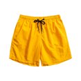 thumbnail image 3 of Wo-Fusoul Men's Solid Color Printed 5" Beach Shorts with Pocket, Drawstring Elastic Waist, 3 of 4