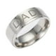 thumbnail image 4 of Anillos para mujer, regalos para mujer, joyería de acero de titanio con letras de moda para hombre, 1 anillo para mujer, 4 of 5