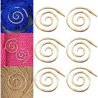 3pcs Spiral Cable Knitting Needle Household Shawl Crochet Pin Bent Tapestry  Needles For Yarn Sewing Knitting Metal Knitting Tool