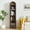 Narrow-Walnut, variant on YOCWO Narrow Arched Bookcases with 5 Adjustable Shelves, Wooden Bookshelf wih Glass Door for Living Room Office, Black