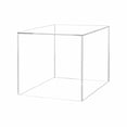 thumbnail image 2 of 6" Clear Acrylic Display Box with One Open Side No Lid Versatile Square Retail Product Riser or Merchandise Storage Bin by Marketing Holders, 2 of 4
