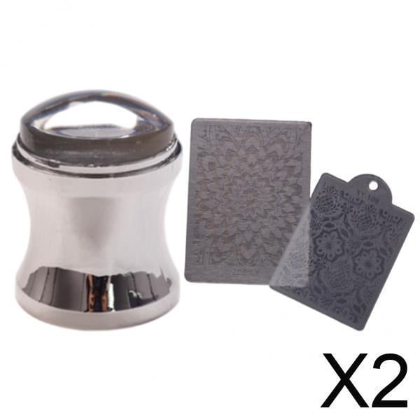 estampador de uñas,kit de estampador de uñas herramientas de silicona para uñas de uñas,estampador y de uñas Herramienta de manicura de transferencia,Placas de estampado