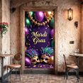 thumbnail image 6 of LUUFILx Mardi Gras Celebration Backdrop Mask Balloons Party Decorations Event Banners Festive Background Carnival Photography Props, 6 of 8