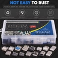 thumbnail image 3 of Glarks 180Pcs Micro Sockets USB 2.0 3.0 Type A Male Female Plug Connector Jack Solder USB Repair Replacement Adapter, 3 of 5