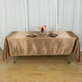 thumbnail image 5 of Balsa Circle 60" x 102" Satin Rectangular Tablecloth Taupe Table Linen, 5 of 8