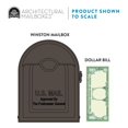 thumbnail image 3 of Architectural Mailboxes 8830RZ-10 Winston Post Mount Mailbox, Rubbed Bronze, Rubbed Bronze, 3 of 5