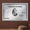 thumbnail image 2 of Silver Canvas, Your Name Here Poster, Modern Wall Art, American Express Card, Gift Art Canvas, Abstract Poster, Fashion Art, Canvas Wall Decor - Gallery Wrapped, 2 of 5