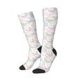 thumbnail image 2 of Haiem Colorful Butterfly Socks, Funny Novelty Crazy Design Cotton Socks Sports Socks Knee High Socks For Men, Women,1Pairs - Gift For Working Friends, 2 of 9