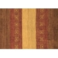 thumbnail image 1 of Ahgly Company Indoor Rectangle Abstract Brown Modern Area Rugs, 3' x 5', 1 of 4