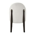 thumbnail image 5 of ACME Clayten Wood & Fabric Upholstered Side Chair in Beige & Espresso (Set of 2), 5 of 6