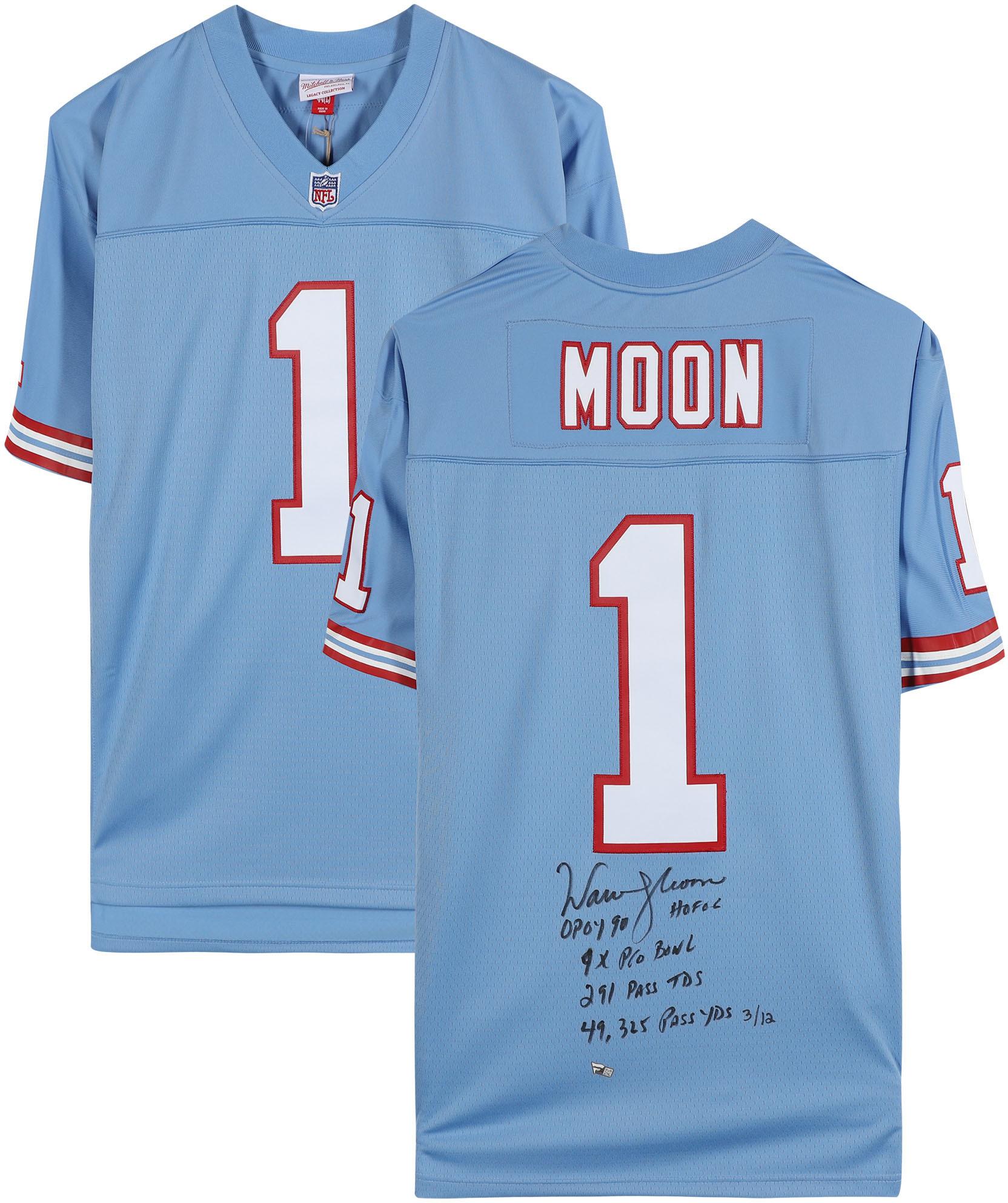 Fanatics Authentic Warren Moon Houston Oilers Autographed Mitchell