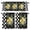 Black Yellow, variant on Lemon Kitchen Curtains, Kitchen Curtains and Valances Set of 3, Spring Summer Black White Checkered Plaid Light Filtering Tailored Tier Curtain 24 Inch Length Drapes for Cafe Sink Bedroom
