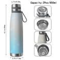 thumbnail image 3 of 29oz Insulated Water Bottle with Tea Infuser, Stainless Steel Travel Mug, Ice Frozen Print, 3 of 6
