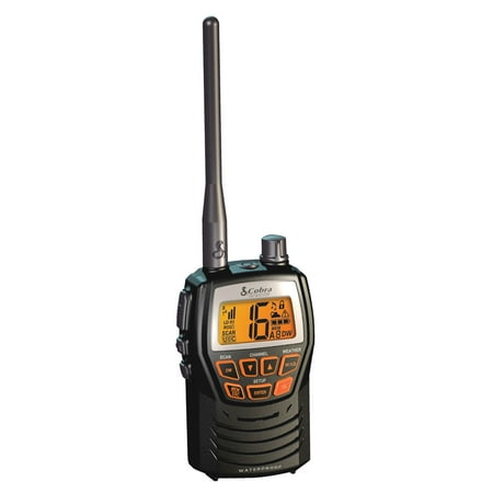 Vhf Portable Marine - Cobra Electronics Corporation MRHH125 Handheld Vhf Radio Hh125