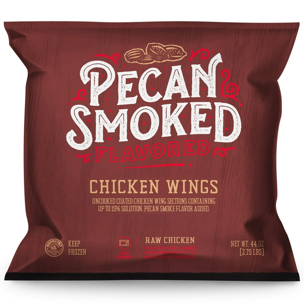 Pecan Smoked Chicken Wings, 2.75 lb (Frozen)