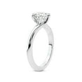 thumbnail image 3 of IGI Certified 1 Carat Princess Shape Lab Grown Diamond Engagement Ring | 14K White Gold | Seraphina Twist Prongs Solitaire Diamond Ring | FG-VS1-VS2 Quality Friendly Diamonds, 3 of 6
