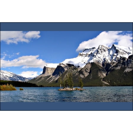 24"x36" Gallery Poster, Lake Minnewanka, Banff National Park, Canada