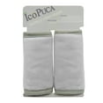 thumbnail image 3 of Strap Covers For Baby Car Seat Belt Universal Fit Stroller Belt Strap cover Gray minky, 3 of 8