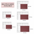 thumbnail image 6 of Deep Red Morocco Outdoor Rug 3x5 Ft, Non Slip Washable Area Rug, Retro Farmhouse Quatrefoil Plaid Patio Rugs Carpet Runner, Large Floor Mat for Indoor/Outdoor Deck Porch Camping, 6 of 8
