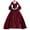 Wine, variant on Womens Retro Party Princess Cosplay Lace Floor Length Dress