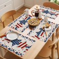 thumbnail image 5 of Independence Day Placemats Set of 1, Burlap American Flag Blue and Red Stars Non-Slip Place Mats Washable Table Mats for Kitchen Dining Table Decorations Indoor/Outdoor, 5 of 9