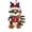 Raccoon, variant on Kurt S. Adler 4.50In Clay Dough Cutie Animal Ornament, Tpr (Thermoplastic Rubber), Snowman T3770 Snowman