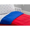 thumbnail image 3 of Delta Children 4-Piece Boys Toddler Bedding Set Collection | Includes: Fitted Sheet, Flat Top Sheet w/ Elastic Bottom, Fitted Comforter w/ Elastic Bottom, Pillowcase | All-American | Red, White, Blue, 3 of 5