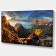 thumbnail image 2 of Ocean and Mountains Panorama - Large Landscape Canvas Art, 2 of 4