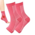 thumbnail image 3 of Neuropathy Socks For Women, Toeless Compression Ankle Socks Open Toe Compression Socks, Ankle Sleeves Socks Foot Compression Sleeves For Running, 3 of 8