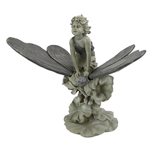 Design Toscano EU41630 une Statue de Tour de Papillon Merveilleux Fée, Multicolore